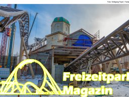 Aufbau des Themenbereichs „Sonnenbucht“ in FANTASIA (Januar 2025)